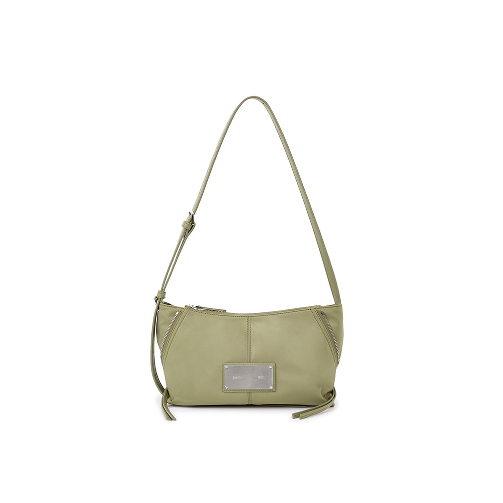 SIDE ZIPPER FABRIC TWO WAY BAG IN KHAKI – Matin Kim
