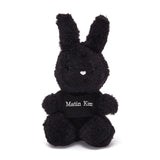 MATIN BLACK BUNNY TOY KEYRING IN BLACK