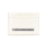 GLOSSY CARD WALLET IN IVORY