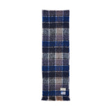 CLASSIC WOOL BLENDED BIG CHECK MUFFLER IN BLUE