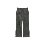 SHIRRING POINT NYLON PANTS IN KHAKI