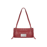 VINTAGE LEATHER SQUARE MINI BAG IN RED