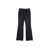 BRUSH STRING DENIM PANTS IN NAVY