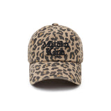 MATIN LEOPARD VOLUME LOGO BALL CAP IN BEIGE
