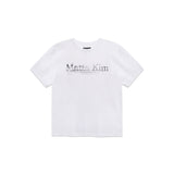 STAMP LOGO GRAPHIC OVERSIZE TOP FOR MEN IN WHITE