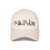 Matin Kim X MU:DS HANGEUL MOVABLE METAL TYPE BALL CAP IN IVORY