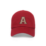 MATIN INITIAL BALL CAP IN RED