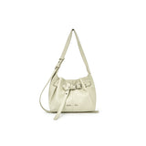BELTED VOLUNN SMALL BUCKET BAG IN IVORY