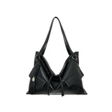 WIDE NEMO BIG SHOULDER BAG IN BLACK