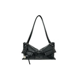 WIDE NEMO SHOULDER BAG IN BLACK