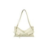 WIDE NEMO SHOULDER BAG IN LIGHT BEIGE