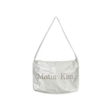 GLOSSY LIGHT TWO WAY BAG IN IVORY