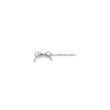 MATIN RIBBON BOBBY PIN SET IN SILVER
