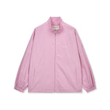 BACK LOGO HIGH NECK JUMPER IN PINK