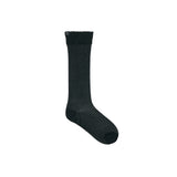 GLOW SHEER CREW SOCKS IN BLACK