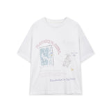 GRAFFITI ARTWORK TOP IN WHITE
