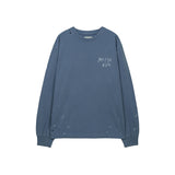 VINTAGE WASHED LOGO TOP IN SMOKE BLUE