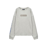 SLEEVE LOGO WAFFLE TOP FOR MEN IN IVORY