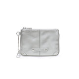 RIVET POINT MINI COIN WALLET IN DARK SILVER