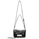 BIKER TWO-WAY MINI BAG IN BLACK