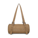 VINTAGE WASHED COTTON DUFFEL BAG IN BEIGE