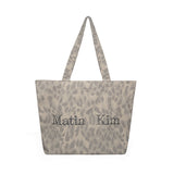 MATIN WASHED PATTERN ECOBAG IN LIGHT GREY