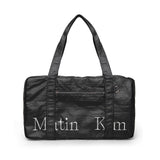 MATIN UTILITY SQUARE DUFFEL BAG IN BLACK