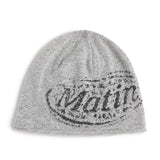 MATIN STAMP BEANIE IN GREY