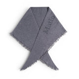 FUZZY TRIANGLE FRINGE MUFFLER IN GREY