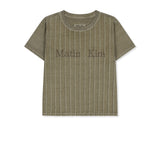 WASHED LOGO FULL PINTUCK TOP IN BEIGE