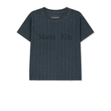 WASHED LOGO FULL PINTUCK TOP IN SMOKE BLUE