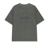 VINTAGE WAHSHED OVERFIT TOP IN CHARCOAL