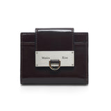 MATIN ARCH RING FLAP WALLET IN DARK BROWN