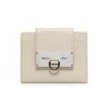 MATIN ARCH RING FLAP WALLET IN LIGHT BEIGE
