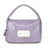 PADDED FLAP MINI BAG IN PURPLE