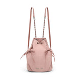 CORDUROY RIBBON BACKPACK IN PINK