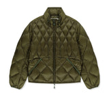 MIX QUILTED LIGHT DOWN JUMPER IN KHAKI