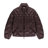MIX QUILTED LIGHT DOWN JUMPER IN PURPLE