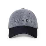 LOGO FLEECE BALL CAP IN GREY