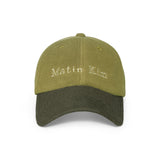 LOGO FLEECE BALL CAP IN KHAKI