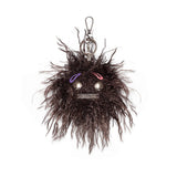 ODDBALL FUR KEYRING IN BROWN