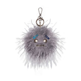 ODDBALL FUR KEYRING IN GREY