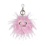 ODDBALL FUR KEYRING IN PINK