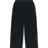 BOUCLE TEXTURE KNIT PANTS IN DARK NAVY
