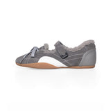 SPORTY SHEARLING MARY JANE SNEAKERS IN GREY