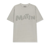 WAFFLE APPLIQUE LOGO TOP IN LIGHT BEIGE