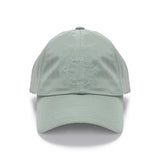 GLOSSY CRISP LOGO BALL CAP IN LIGHT KHAKI