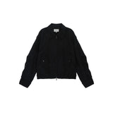 SOFT WASHED VOLUME JUMPER IN BLACK