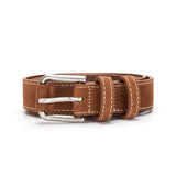 SUEDE LEATHER BELT IN CAMEL