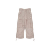 RAYON STRING CARGO PANTS IN LIGHT PINK